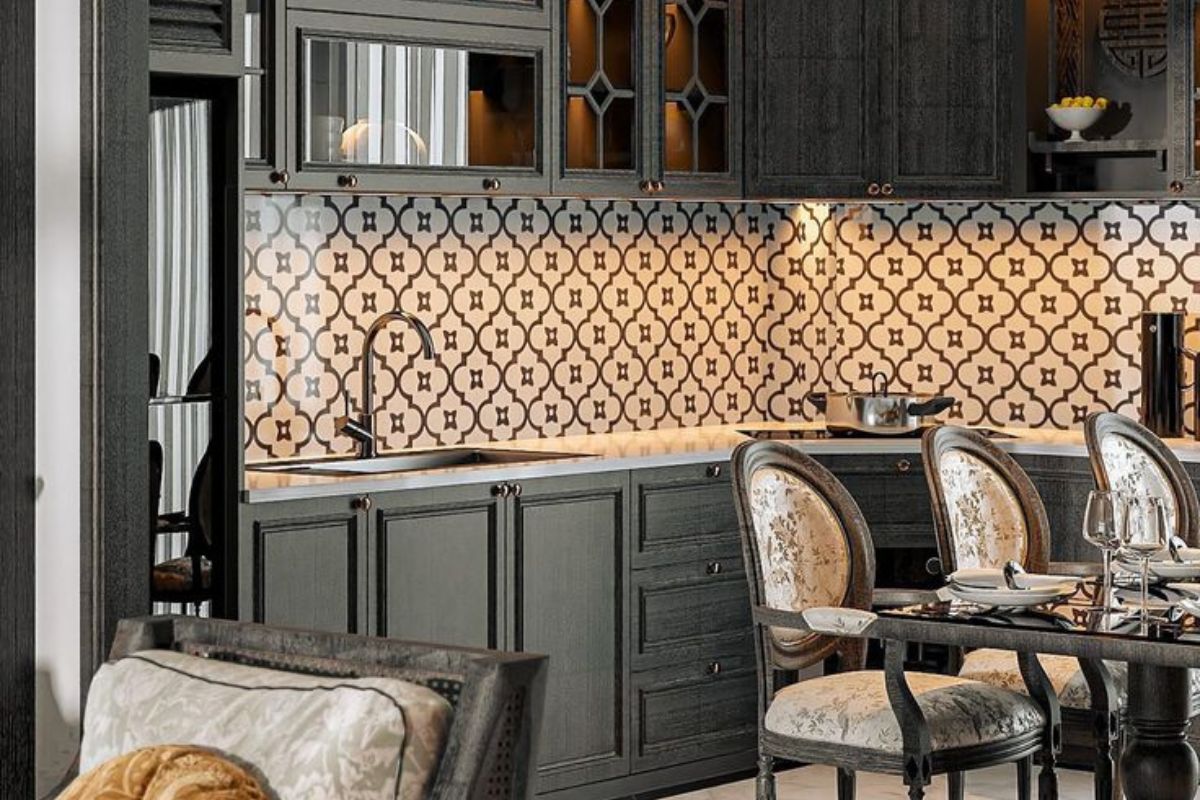 Bếp Indochine – Vẻ đẹp cổ điển hòa quyện tiện nghi hiện đại